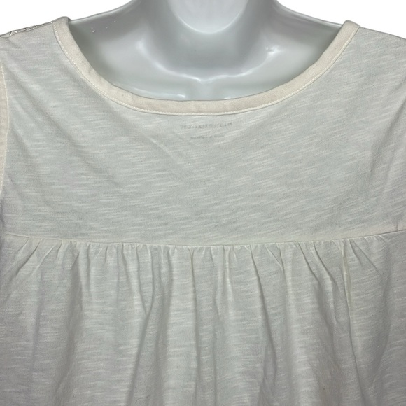 EUC BIT & Bridle Sleeveless Ivory Blouse With Lace Detail Women’s Size XL - Picture 5 of 8